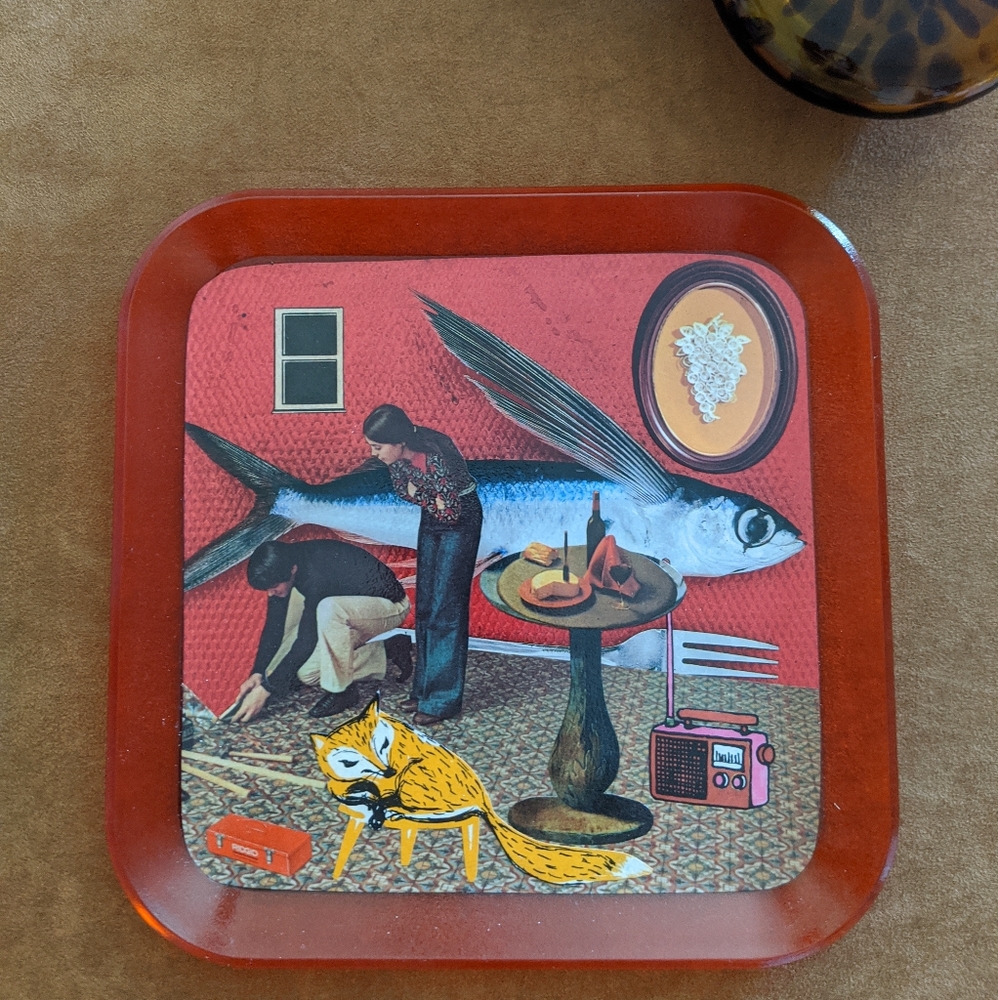 Retro Handmade Tray